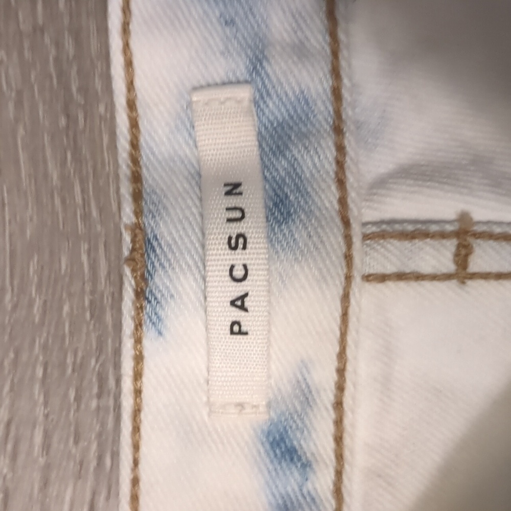 PacSun Tie Dye High Waisted Straight Leg Jeans size 23 - Picture 3 of 10